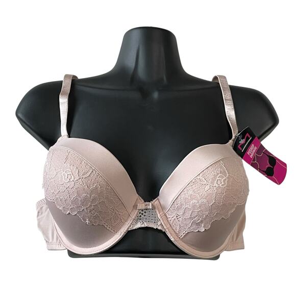 Maidenform Womens Bra Size 34C Push Up Underwire Style P00057 Adjustable Strap - Picture 1 of 9